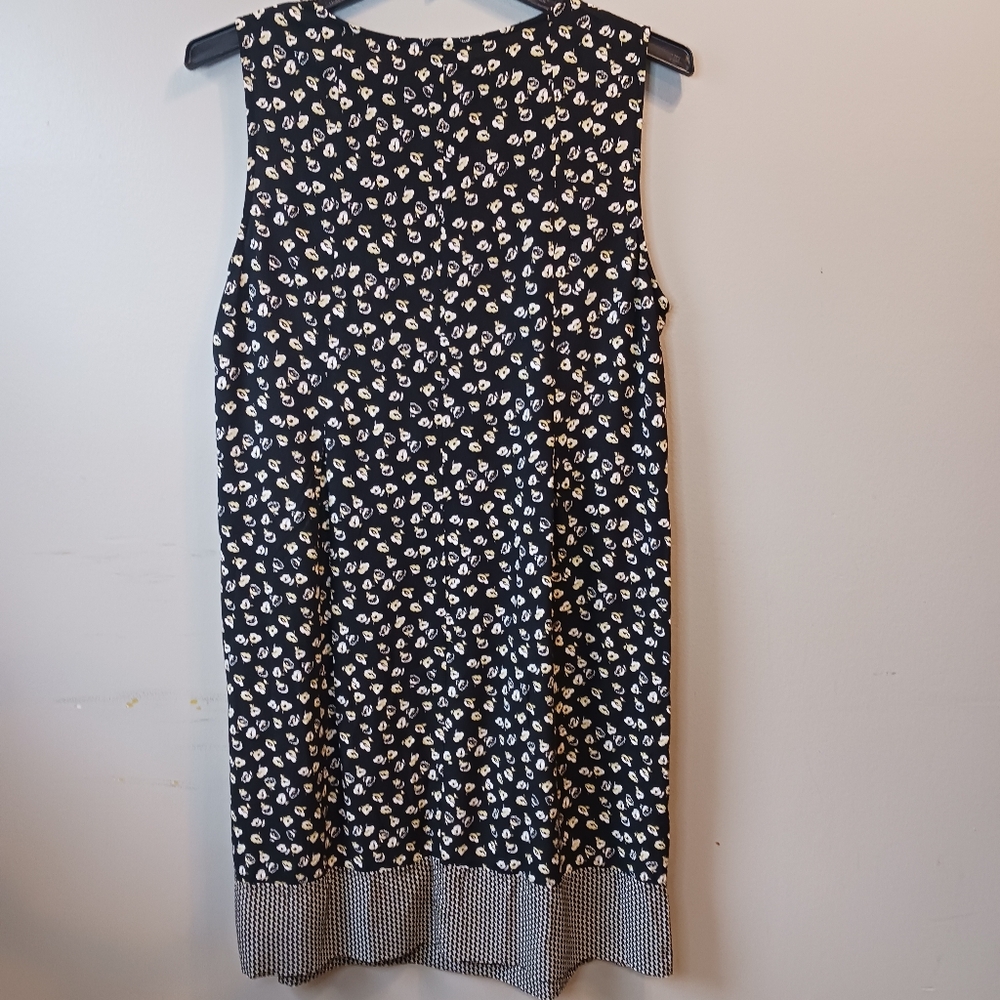 J Jill dress Large black and white